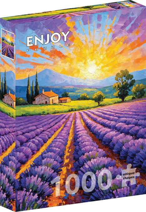 ENJOY - 1000 Piece Puzzle - Lavender Sunset