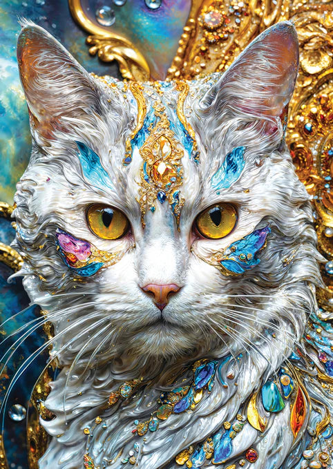 ENJOY - 1000 Piece Puzzle - Jeweled Cat