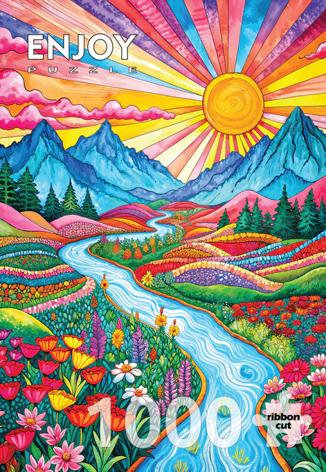 ENJOY - 1000 Piece Puzzle - Colorful Highlands