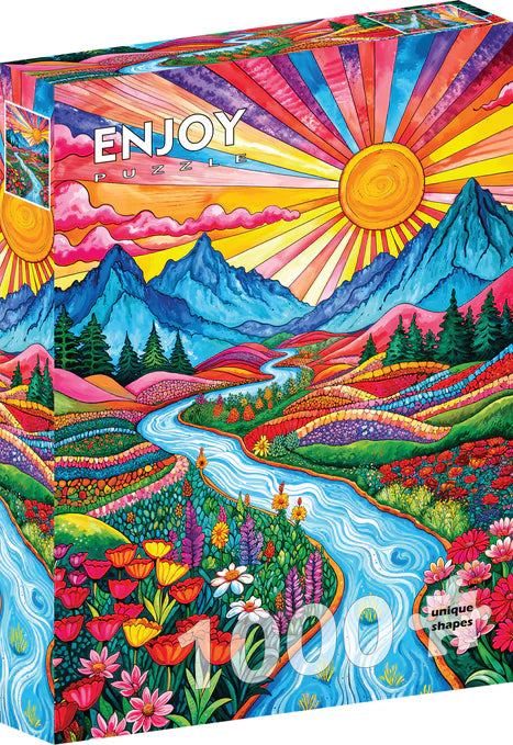 ENJOY - 1000 Piece Puzzle - Colorful Highlands
