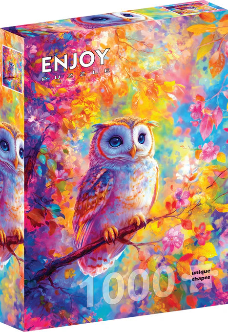 ENJOY - 1000 Piece Puzzle - Pastel Owl
