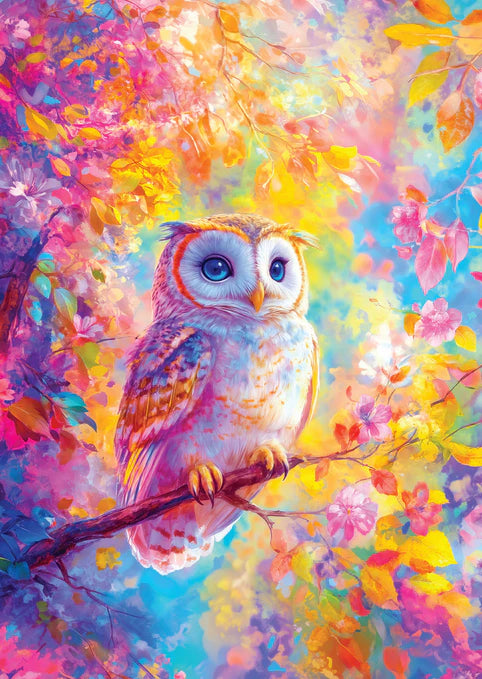 ENJOY - 1000 Piece Puzzle - Pastel Owl
