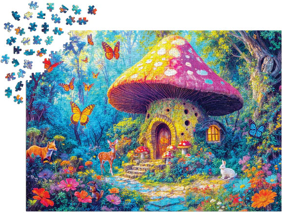 ENJOY - 1000 Piece Puzzle - Mushroom Cottage