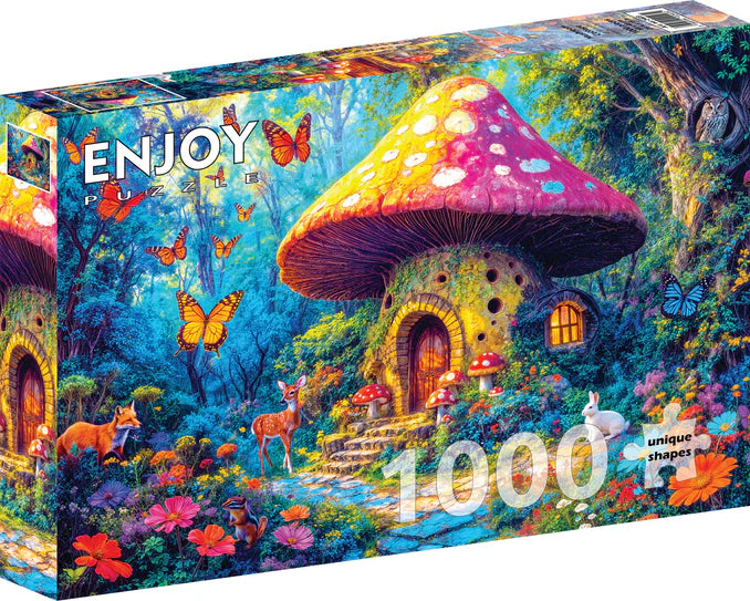 ENJOY - 1000 Piece Puzzle - Mushroom Cottage