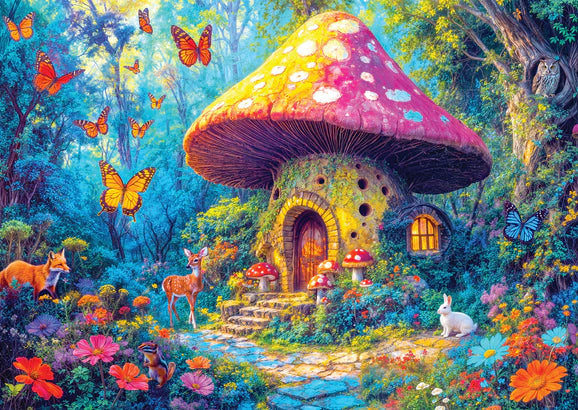 ENJOY - 1000 Piece Puzzle - Mushroom Cottage