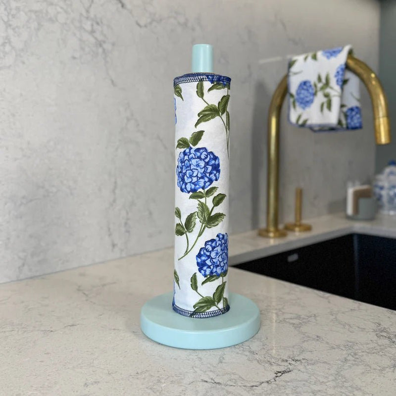 EARTHLY CO - Reusable Paper Towel 10 - PK Blue Hydrangea Home & Kitchen