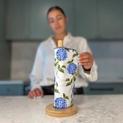 EARTHLY CO - Reusable Paper Towel 10 - PK Blue Hydrangea Home & Kitchen