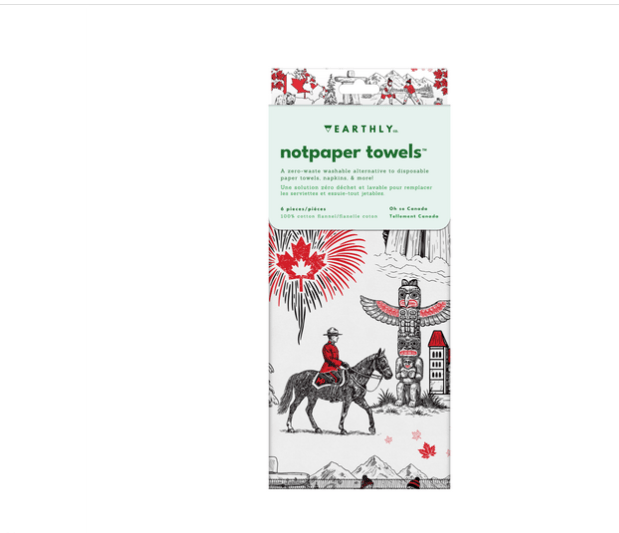 EARTHLY CO - Reusable Paper Towel 10 - PK O So Canada Home & Kitchen