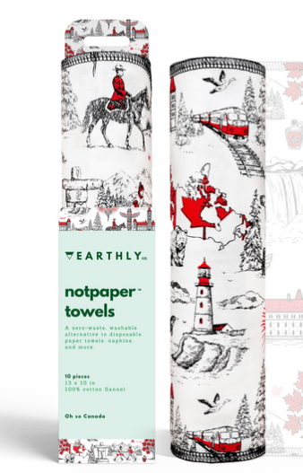 EARTHLY CO - Reusable Paper Towel 10 - PK O So Canada Home & Kitchen