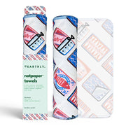 EARTHLY CO - Reusable Paper Towel 10 - PK Sardine social Home & Kitchen