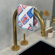 EARTHLY CO - Reusable Paper Towel 10 - PK Sardine social Home & Kitchen