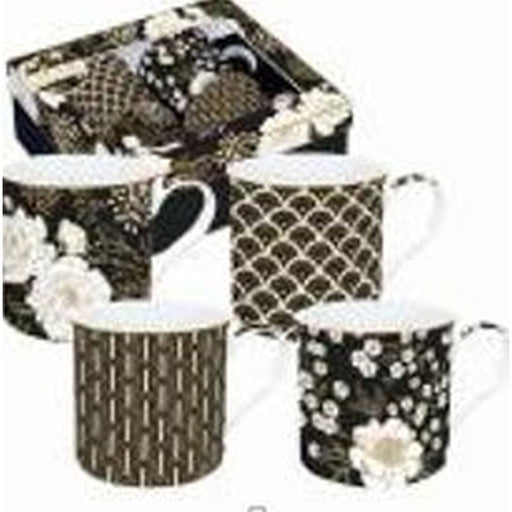 Easy Life - ART & DECO - Mug - Set of 4 | 300 ml Home & Kitchen