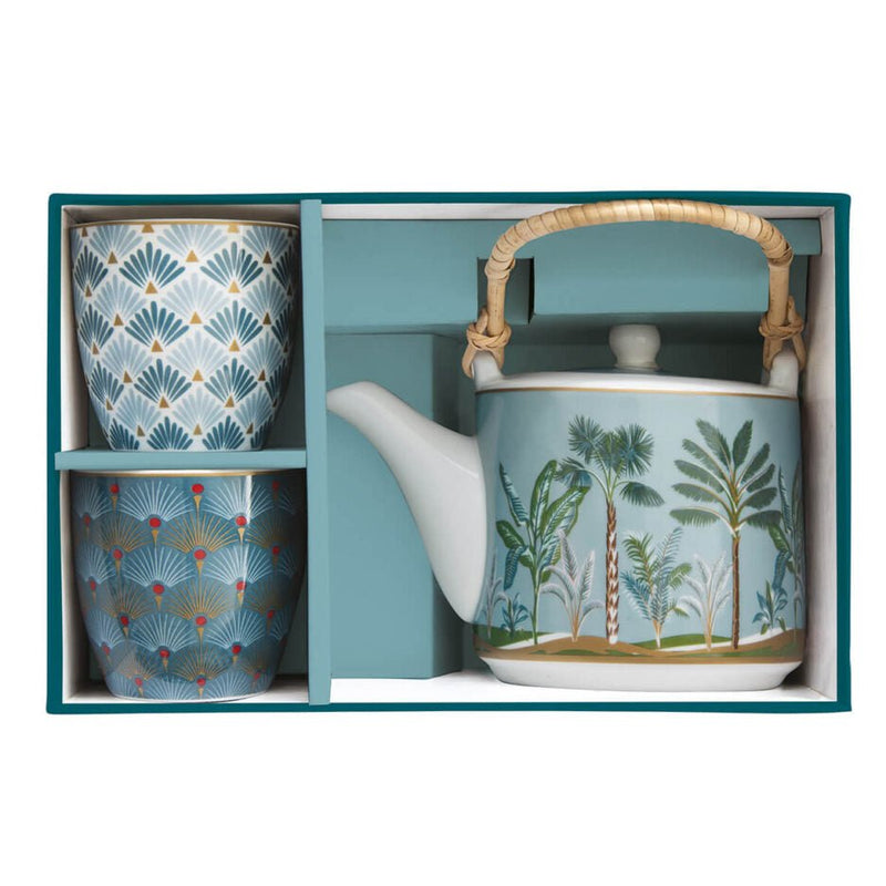 Easy Life - ATMOSPHERE JUNGLE - 5 - piece Tea Set Home & Kitchen