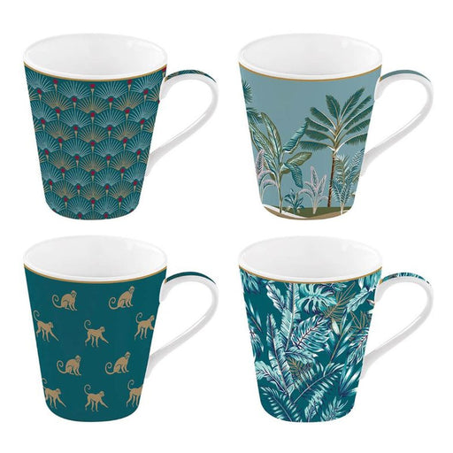 Easy Life - ATMOSPHERE JUNGLE - Mug - Set of 4 | 300 ml Home & Kitchen