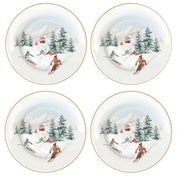 Easy Life - CHALET - Dessert Plate - Set of 4 | 19 cm / 7.5 in Home & Kitchen