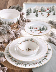 Easy Life - CHALET - Dessert Plate - Set of 4 | 19 cm / 7.5 in Home & Kitchen