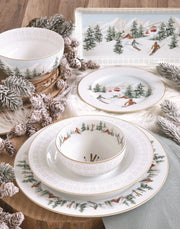 Easy Life - CHALET - Dessert Plate - Set of 4 | 19 cm / 7.5 in Home & Kitchen