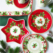 Easy Life - CHRISTMAS BERRIES - Dinner Plate | 26.5 cm / 10.5 in Home & Kitchen
