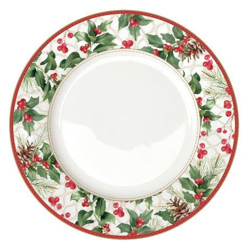 Easy Life - CHRISTMAS BERRIES - Dinner Plate | 26.5 cm / 10.5 in Home & Kitchen