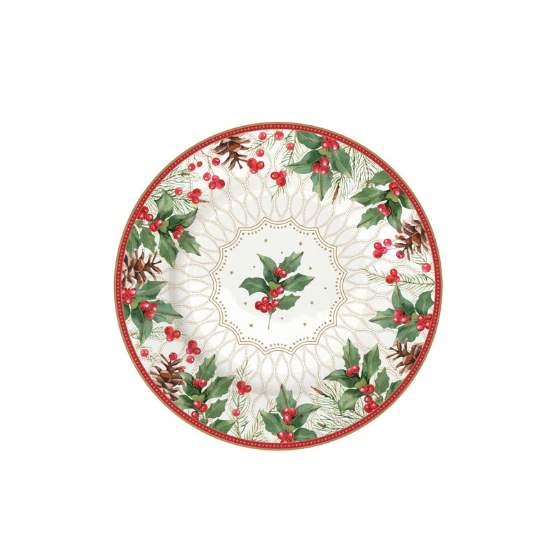 Easy Life - CHRISTMAS BERRIES - Side Plate | 19 cm / 7.5 in Home & Kitchen