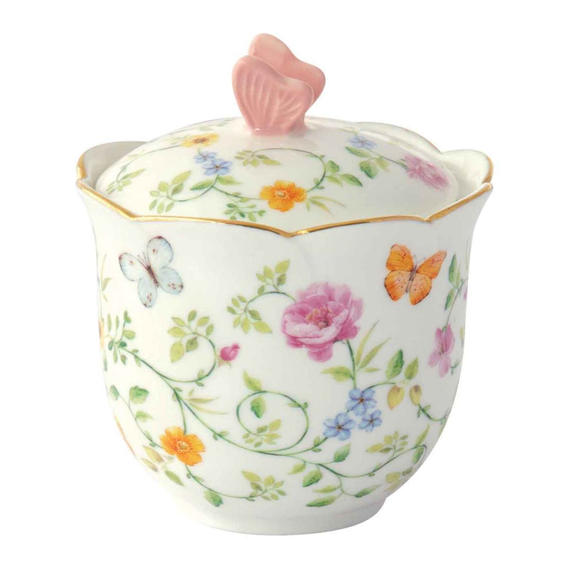 Easy Life - DANCING BUTTERFLIES - Sugar Bowl - with Lid | 220 ml / 7.2 oz Home & Kitchen
