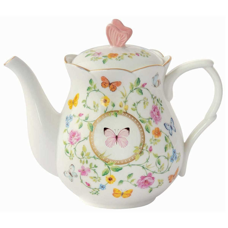 Easy Life - DANCING BUTTERFLIES - Teapot | 900 ml / 30 oz Home & Kitchen