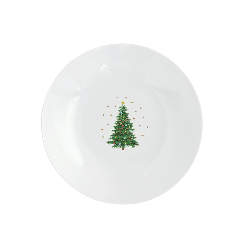 Easy Life - FESTIVE TREES - Coupe Bowl | 20.5 cm / 8.1 in Home & Kitchen