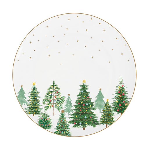 Easy Life - FESTIVE TREES - Dinner Plate | 27 cm / 10.6 in Home & Kitchen