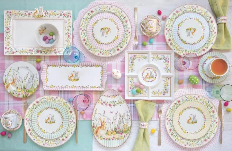 Easy Life - HAPPY EASTER - 35x (13.8x) Platter | 15 cm / 5.9 in Home & Kitchen