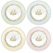Easy Life - HAPPY EASTER - Dessert Plate - Set of 4 | 19 cm / 7.5 in Home & Kitchen