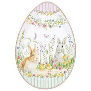 Easy Life - HAPPY EASTER - Egg Shape Platter | 30 cm / 11.8 in Home & Kitchen