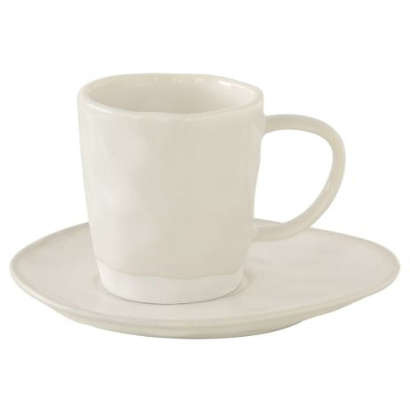 Easy Life - INTERIORS - Cup & Saucer - White | 250 ml Home & Kitchen