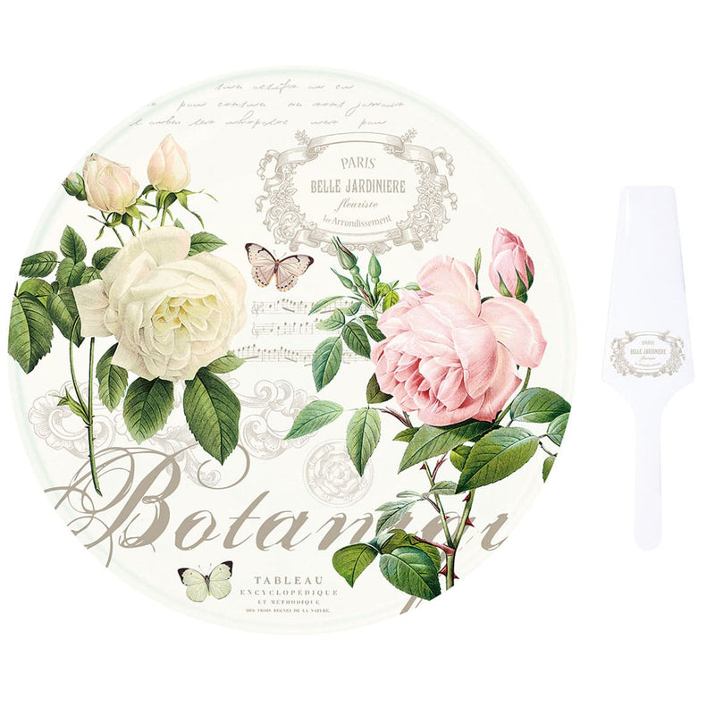 Easy Life - JARDIN BOTANIQUE - 2pc - Cake Serving Set Home & Kitchen