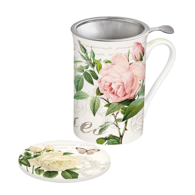 Easy Life - JARDIN BOTANIQUE - Mug - with Lid & Infuser Home & Kitchen