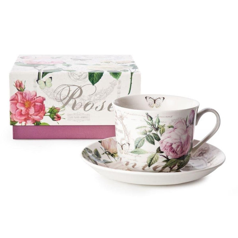 Easy Life - JARDIN BOTANIQUE - Tea Cup & Saucer Home & Kitchen