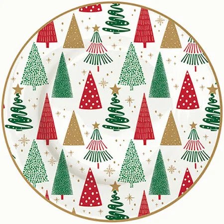 Easy Life - JINGLE BELLS - Dessert Plate - Set of 4 | 19 cm / 7.5 in Home & Kitchen