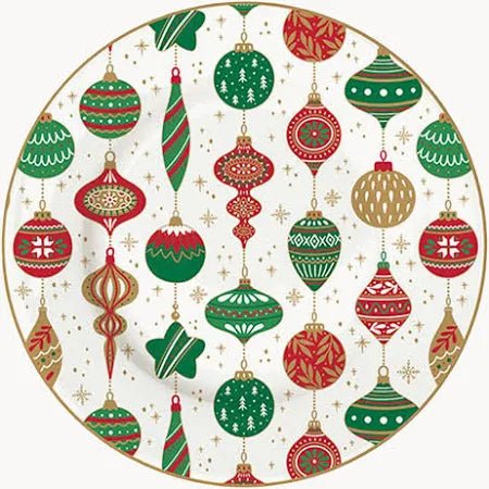 Easy Life - JINGLE BELLS - Dessert Plate - Set of 4 | 19 cm / 7.5 in Home & Kitchen