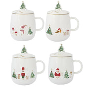 Easy Life - LET IT SNOW - Infuser Mug - Assorted Styles | 450 ml / 15 oz Home & Kitchen