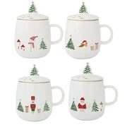 Easy Life - LET IT SNOW - Infuser Mug - Assorted Styles | 450 ml / 15 oz Home & Kitchen