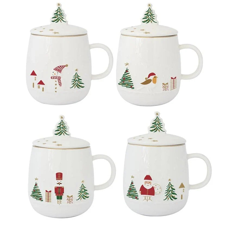 Easy Life - LET IT SNOW - Infuser Mug - Assorted Styles | 450 ml / 15 oz Home & Kitchen