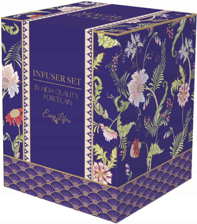 Easy Life - MAGIE D'ORIENT - Infuser Mug | 350 ml / 12 oz Home & Kitchen Purple