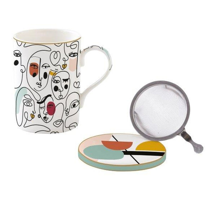 Easy Life - MODERNISM - Infuser Mug | 350 ml / 12 oz Home & Kitchen