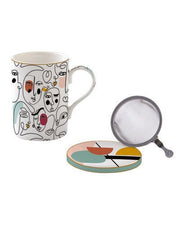 Easy Life - MODERNISM - Infuser Mug | 350 ml / 12 oz Home & Kitchen