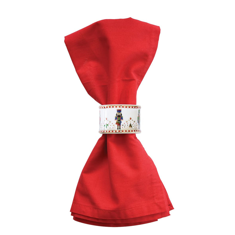 Easy Life - NUTCRACKER - Set of 4 Napkin Rings Home & Kitchen