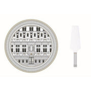 Easy Life - PALAZZO - Cake Plate with Server - (Plate) | 32 cm / 12.6 in Home & Kitchen