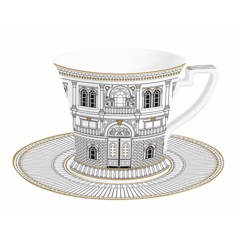 Easy Life - PALAZZO - Cup & Saucer - (SAUCER) | 200 ml / 6.75 oz Home & Kitchen