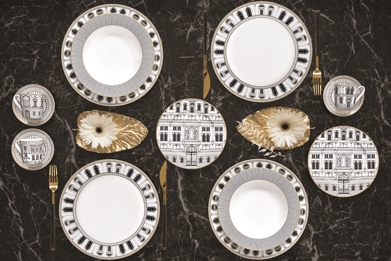 Easy Life - PALAZZO - Dessert Plate - Set of 4 | 19 cm / 7.5 in Home & Kitchen