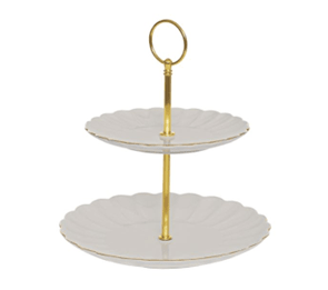 Easy Life - ROYALE - 2 Tier Server Home & Kitchen Grey