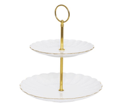 Easy Life - ROYALE - 2 Tier Server Home & Kitchen White