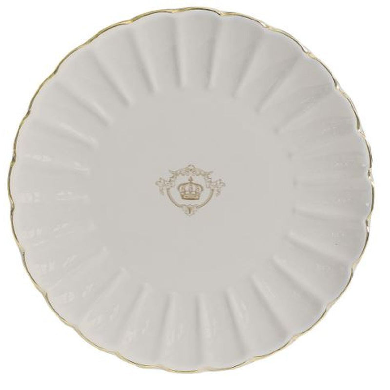 Easy Life - ROYALE - Dessert Plate - with Golden Rim | 19 cm Home & Kitchen Pink